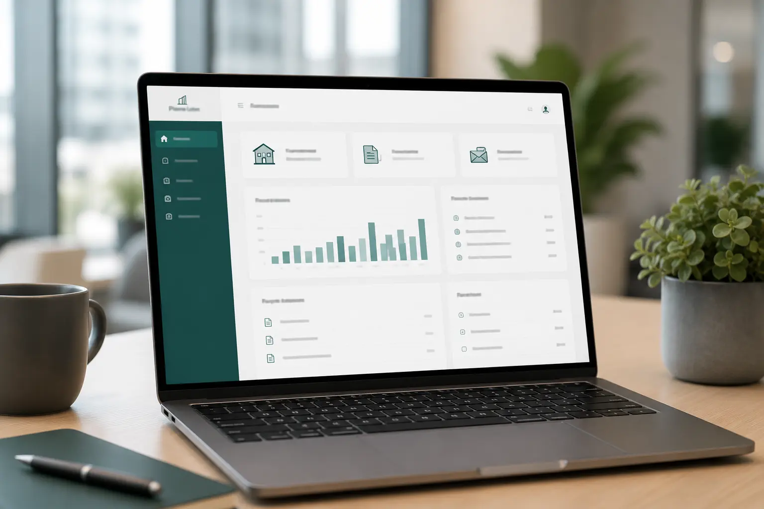 Ansicht des digitalen Eigentümerportals mit Dokumenten und Abrechnungen